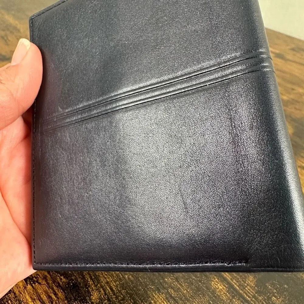 Givenchy 4G Logo Dark Navy Blue Vintage Wallet